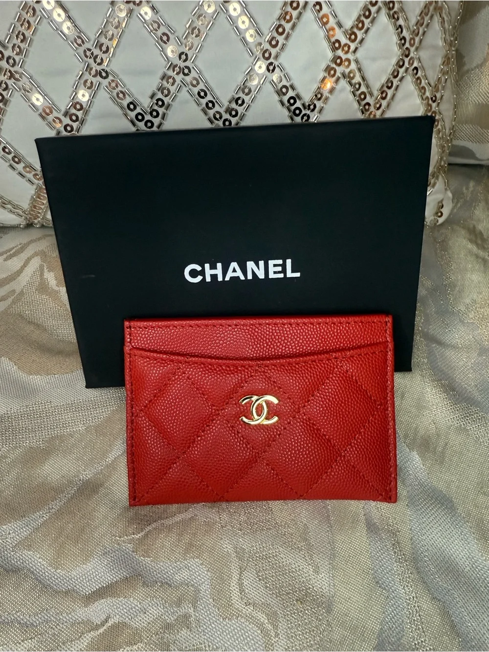 CHANEL card holder